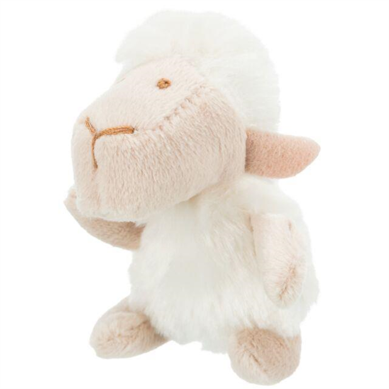 Mouton, en peluche, catnip, 10 cm