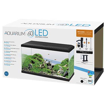 [LARO_77540228] Ciano aquarium 60 led cf80 60x30x41cm noir