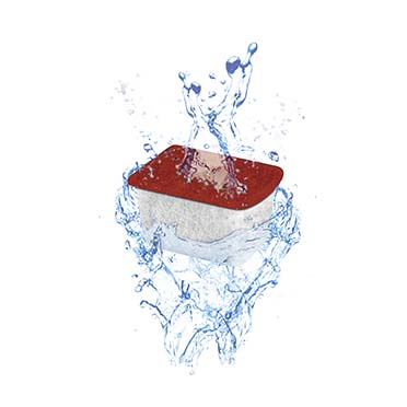 Ciano Stop-algea small 2st 3,8x3x2,3cm rouge