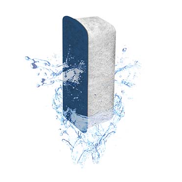 Ciano Water clear large 1pc 8,8x3,9x3,1cm bleu