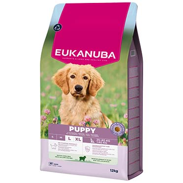 EUKANUBA dog puppy&junior large lamb&rice 12KG