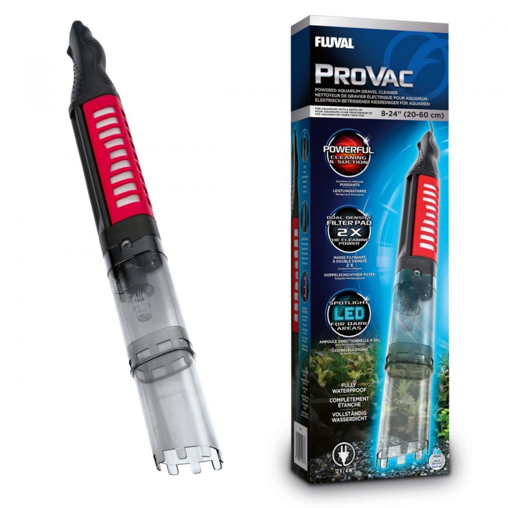 Fluval FL provac nettoyeur de gravier 7x14x50cm noir