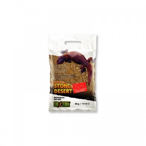Exo Terra EX substrat stone desert sonoran ocher 5kg - 35x20x6cm ocre
