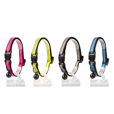 Duvoplus Collier pour chats réfléchissant duo 20-30cm / 10mm couleurs mélangées