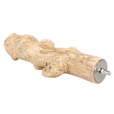 Duvoplus Perchoir en bois de caféier M - 30cm brun