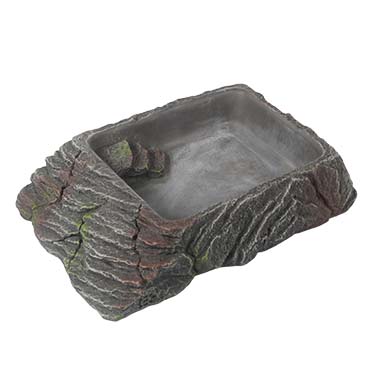 Terra Della Bol à eau Rock M - 15,8x10,4x3,5cm anthracite