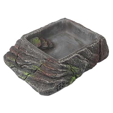 Terra Della Bol à eau Rock S - 11,1x8,8x2,8cm anthracite