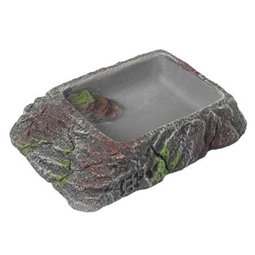Terra Della Bol à eau Rock XS - 9,3x6,5x2,1cm anthracite