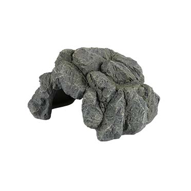 Terra Della Grotte pour reptiles XS - 15,5x14x9cm anthracite