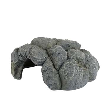 [LARO_236/478974] Terra Della Grotte pour reptiles M - 24x23x10,5cm anthracite