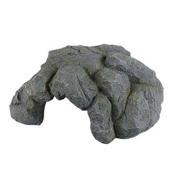 Terra Della Grotte pour reptiles XL - 31x29,5x14cm anthracite