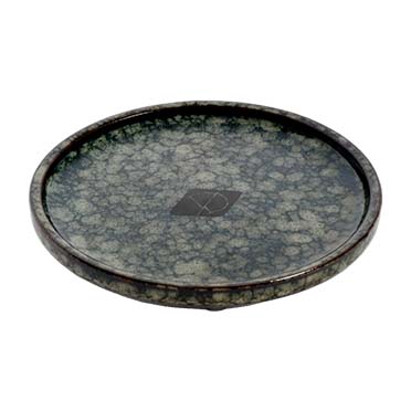 [LARO_621/480182] D&D Home Gamelle Jasper pour chat 13x13x2cm Green marble