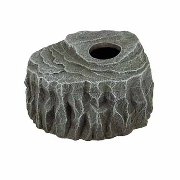 Terra Della Abri pour reptiles rocher M - 23x19x12,5cm anthracite