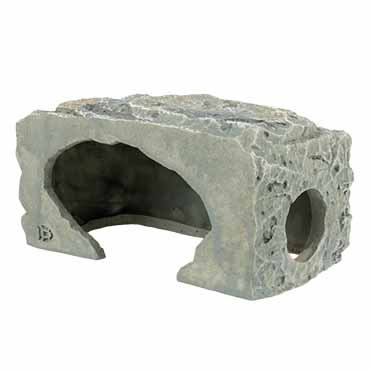 Aqua Della Grotte d'élevage rocher S - 15x7x7cm gris