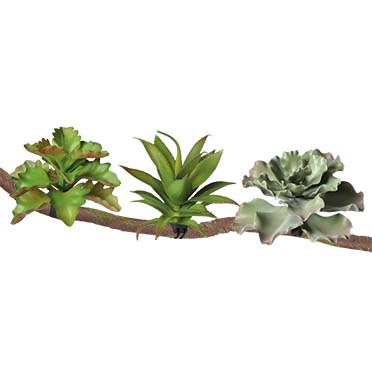 Terra Della Plante artificielle Branch Plants S - 12x10x9cm - display couleurs mélangées
