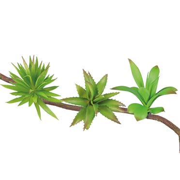 Terra Della Plante artificielle Branch Plants M - 16x15x14cm - display couleurs mélangées