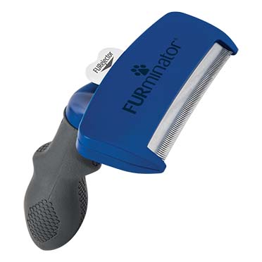 Furminator Deshedding poils courts chien L bleu