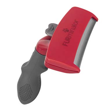 Furminator Deshedding poils longs chien XL rouge