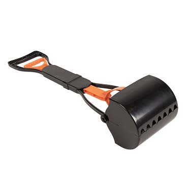 Duvoplus Pelle Ramasse-Crottes 60cm noir/orange