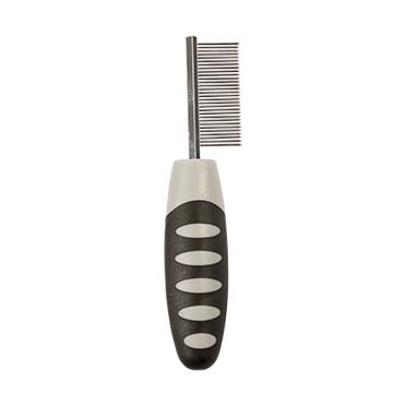 [LARO_10077] Duvoplus Peigne Démêlant 30 Dents petits mammifères noir/gris