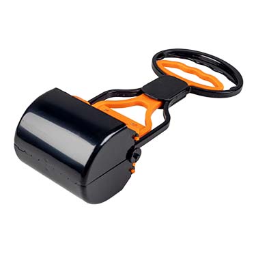 Duvoplus Pelle Ramasse-Crottes Mini 28cm noir/orange
