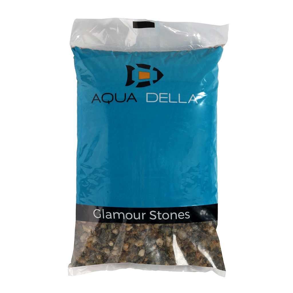 Aqua Della Gravier d’aquarium Dark coarse 3-6MM - 10kg