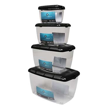 [LARO_201/189375] Aqua Della Pet Keeper box animaux S - 19x12x13,5cm noir