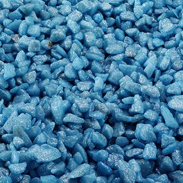 Aqua Della Glamour stone /indian 6-9MM/2,0KG bleu