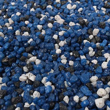 Aqua Della Gravier d’aquarium Blue mix 2KG bleu