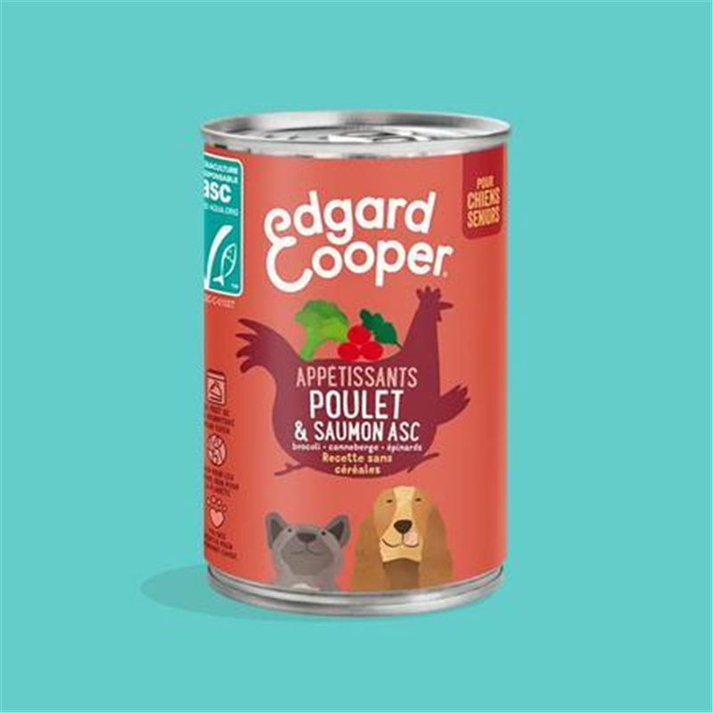 EC Sén Boîte Poulet&Saumon 400g