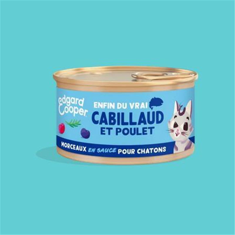 EC Chtn Cabillaud&Poulet Sauce 85g