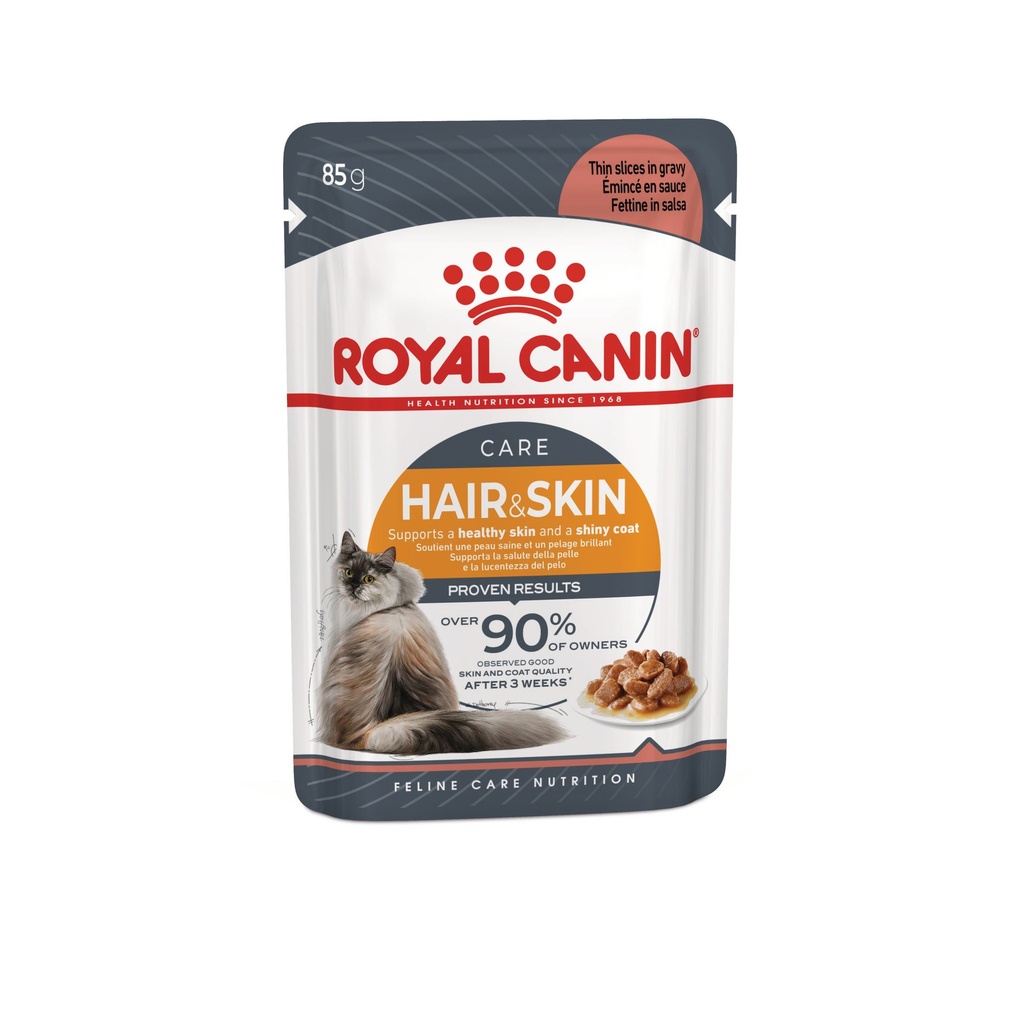 [ROCA_394148] Royal Canin - FCN Hair & Skin Care Jelly 85g x 12