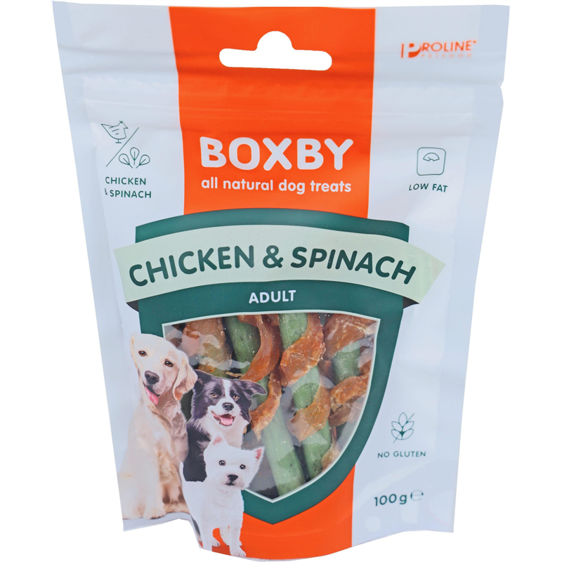 POULET ET ÉPINARDS 100 GRAMMES
