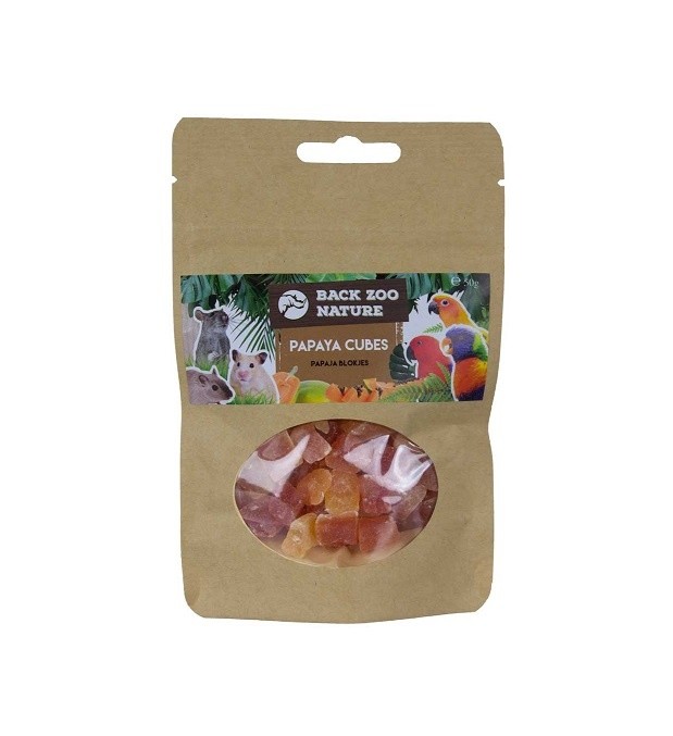 [DEBO_020 3094] CUBES DE PAPAYE 50 GRAMMES