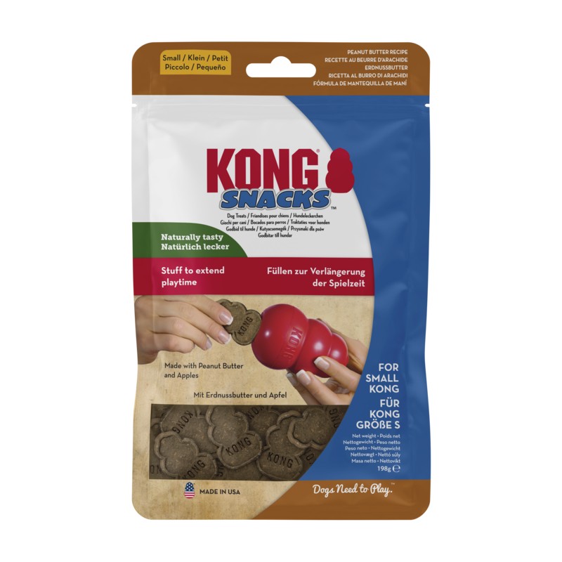 KONG SNACKS BEURRE DE CACAHUÈTE PETIT 198 GRAMMES