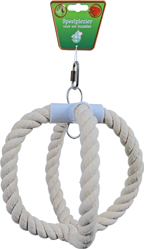 ANNEAU CROISÉ EN COTON MOYEN 20 CM