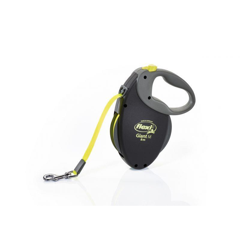 RUBAN GÉANT RÉTRACTABLE S/M JAUNE 8 MTR