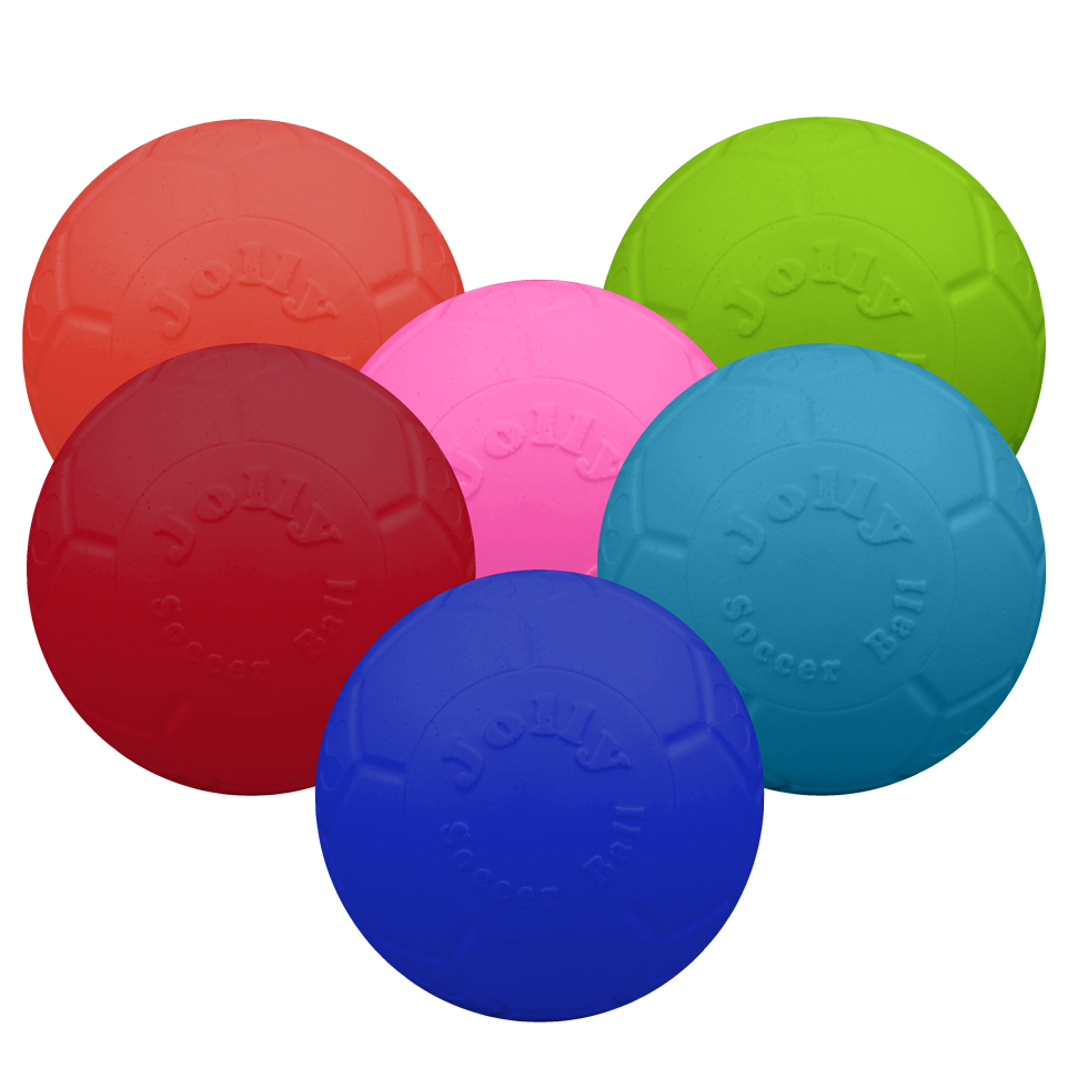 Jolly Soccer Ball Blauw L (20 cm)