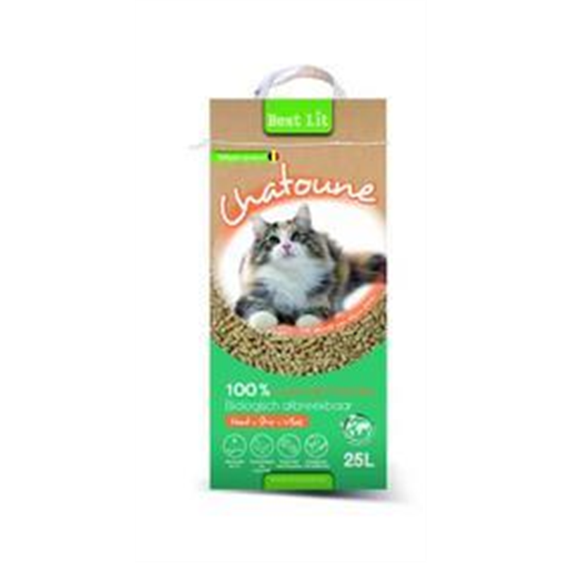 [GRIZ_405501000] CHATOUNE 25L LITIERE VEGETALE LIN/PAILLE/BOIS BESTLIT
