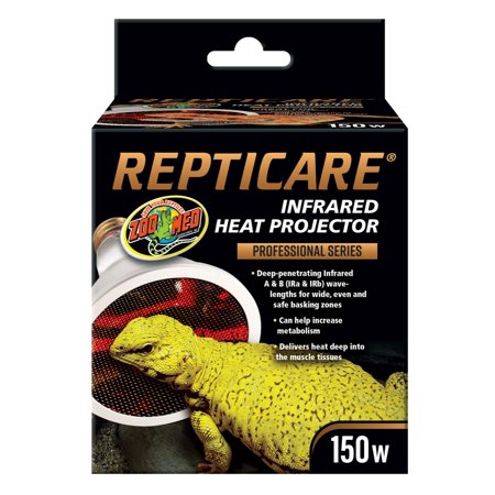 REPTICARE INFRARED HEAT PROJECTOR 150W ZOO MED DH-150E