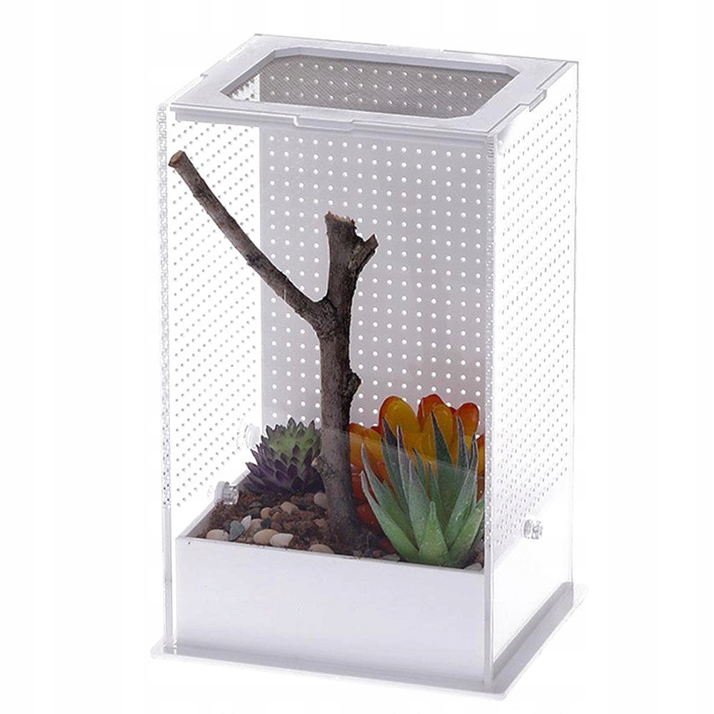 [HADE_RZACR24] BOITE INSECTES ACRYLIQUE 10x8.2x15cm REPTIZOO