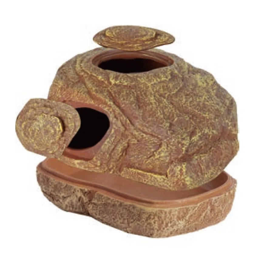 2 HOLES MULTI-FUNTION HIDE CAVE 15x12x10cm REPTIZOO