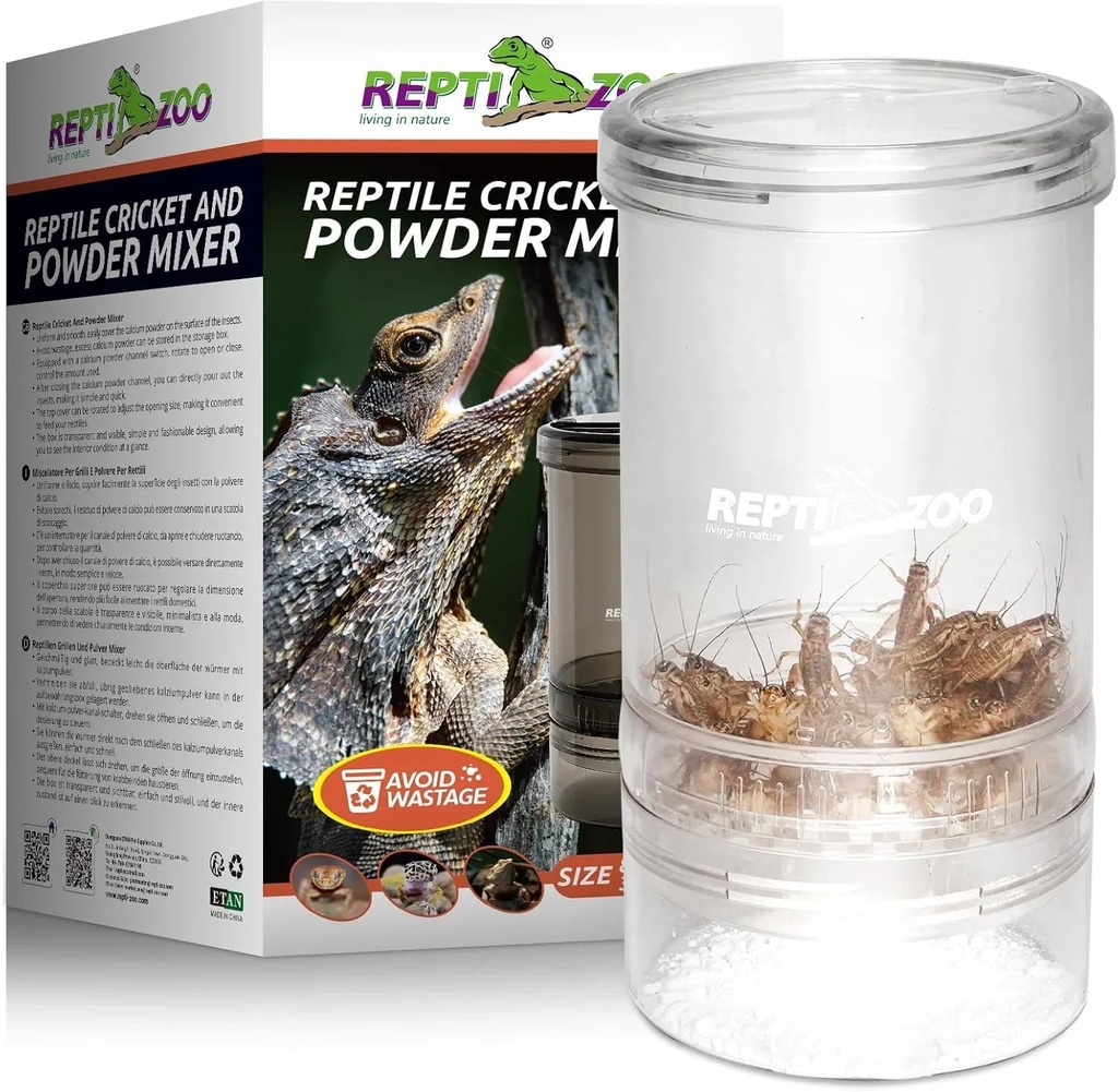 [HADE_RZGMB01] SHAKER CRICKET dia. 8.3cm / H15.6cm   REPTIZOO