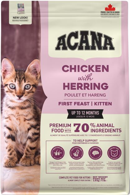 Acana Cat kitten first feast chicken & herring 340gr