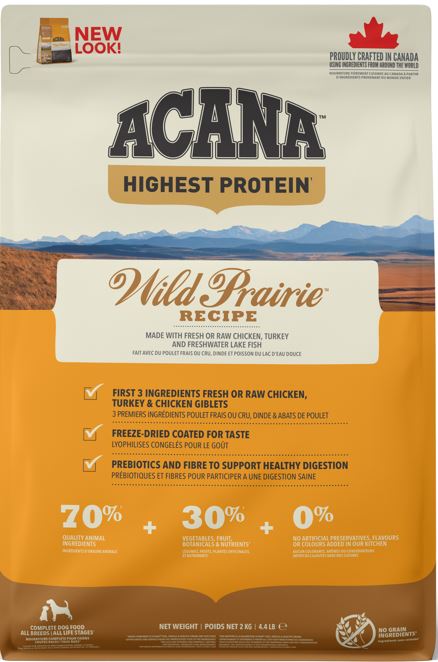 [MALA_200403] Acana Highest Protein Dog wild prairie 2kg