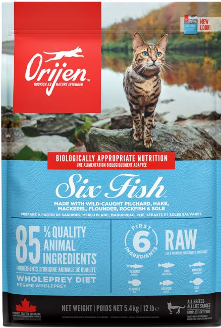 [MALA_200404] Orijen Cat whole prey 6 fish 5,4kg