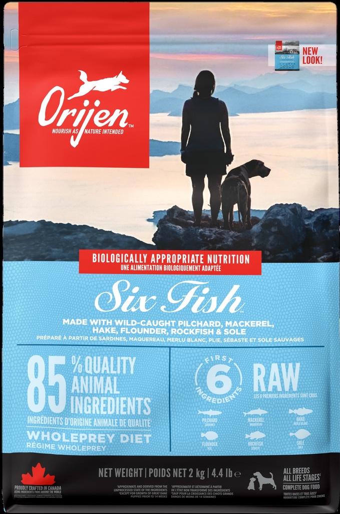 Orijen Dog whole prey 6 fish 2kg