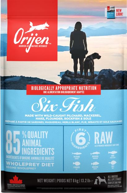 Orijen Dog whole prey 6 fish 6kg
