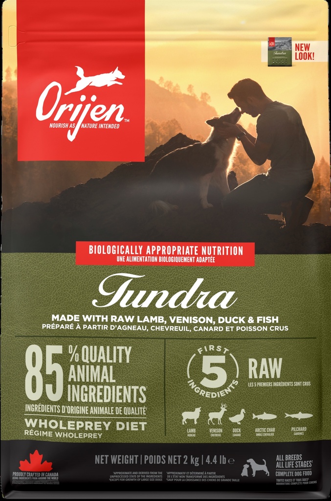 Orijen Dog whole prey tundra 2kg