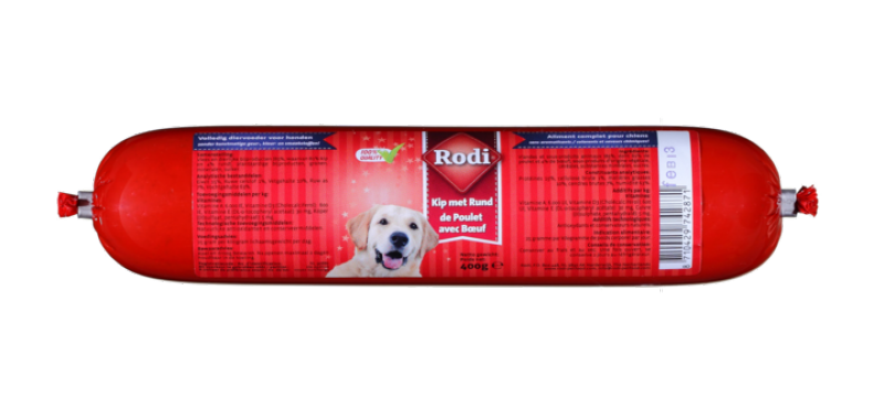 Rodi worst kip&rund 400gr